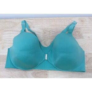 Soma Vanishing Back Bra Womens 38C Green Full Coverage Front Close T-Shirt #42